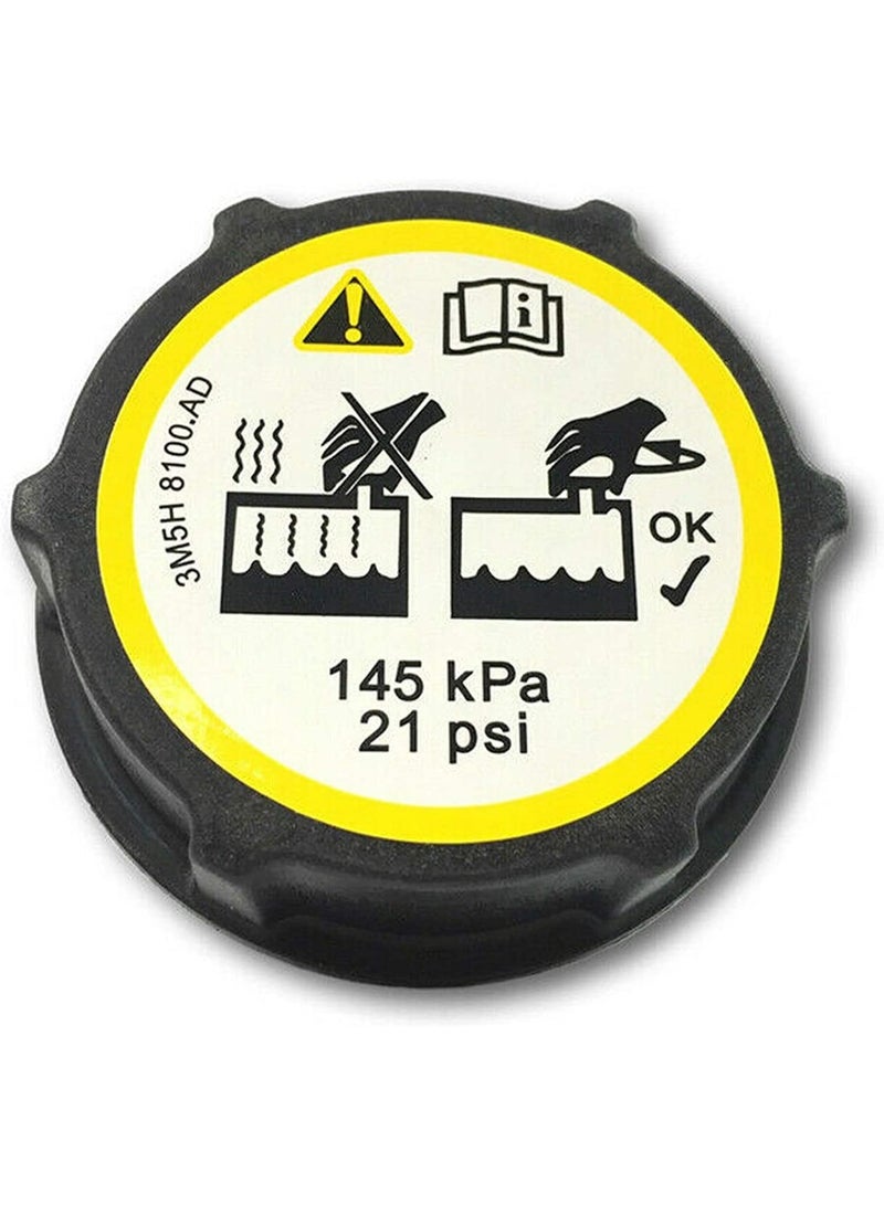 jaexest Car Radiator Expansion Cap Coolant Tank Cover Replacement 1301104 30680002 LR000243 LF5015205A - Image 1